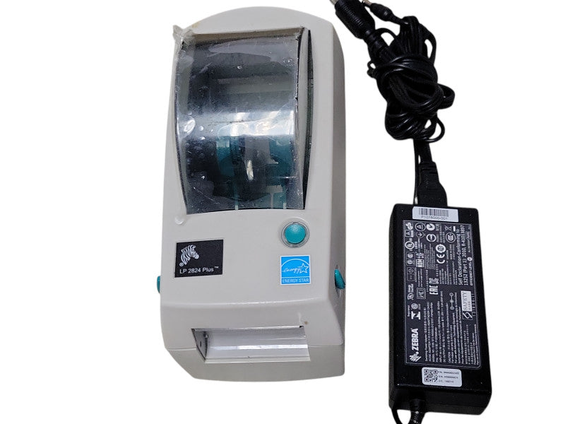 Zebra LP 2824 Plus Thermal Label Printer with Power Adapter _
