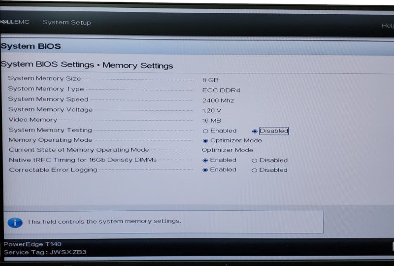 DELL PowerEdge T140 Server Intel Xeon E3-2224G@3.4GHz 8GB RAM NO-HDD/SSD