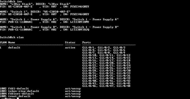 Cisco WS-C3850-48F-E 48-Port Gigabit PoE+ Switch w/ 2x PSU, Stacking Cables _