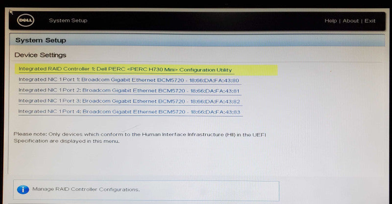 Dell PowerEdge R630 2x Xeon E5-2620 v4 32GB DDR4 H730 Mini - No HDD
