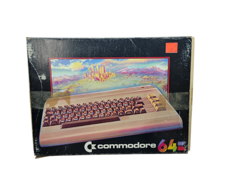 Commodore64 C64 Personal Computer w/Box, Power Supply, Manual %