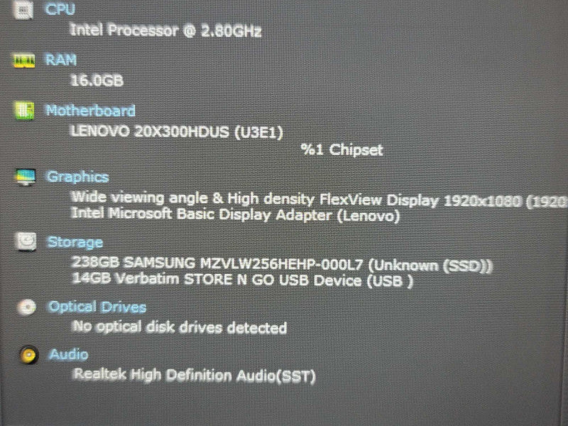 Lenovo ThinkPad L15 Gen 2 i7-1165G7 16GB DDR4 256GB SSD  β Lap200
