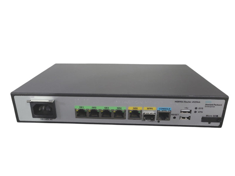 HP HPE MSR954 1GbE + SFP Router JH296A !