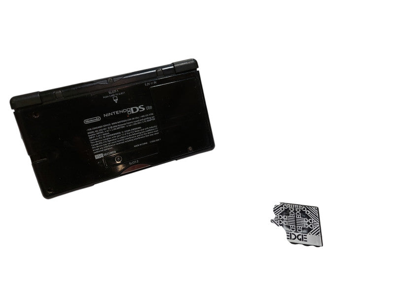 Nintendo DS Lite Black with EDGE SD Card =