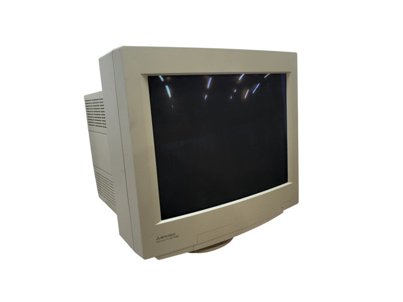 Mitsubishi Diamond Pro 87TXM 16" CRT Color Monitor 1997 VGA / BNC TFM8705SK %