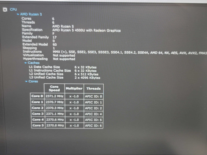 Lenovo ThinkPad E14 Gen 2 Ryzen 5 4500U 16GB DDR4 256GB SSD  β Lap200
