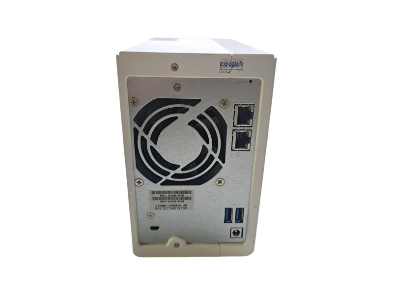 QNAP TS-231P | 2-Bay Network Attached Storage NAS w/ 2x 4TB HDD's