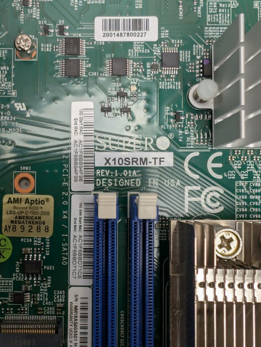 Supermicro CSE-813M X10SRM-TF Intel Xeon E5-1620 v4 32GB RAM  -