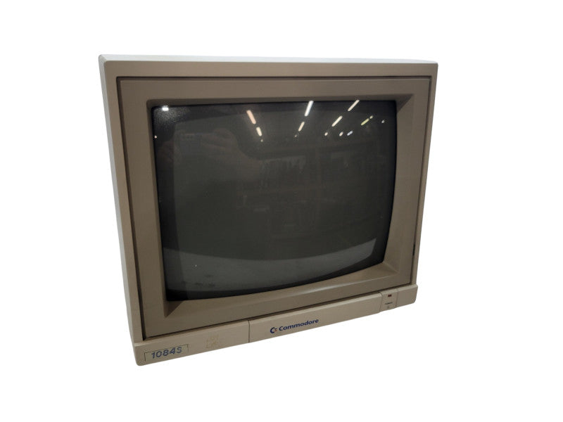 Commodore 1084S-P 13"CRT Monitor (READ) %
