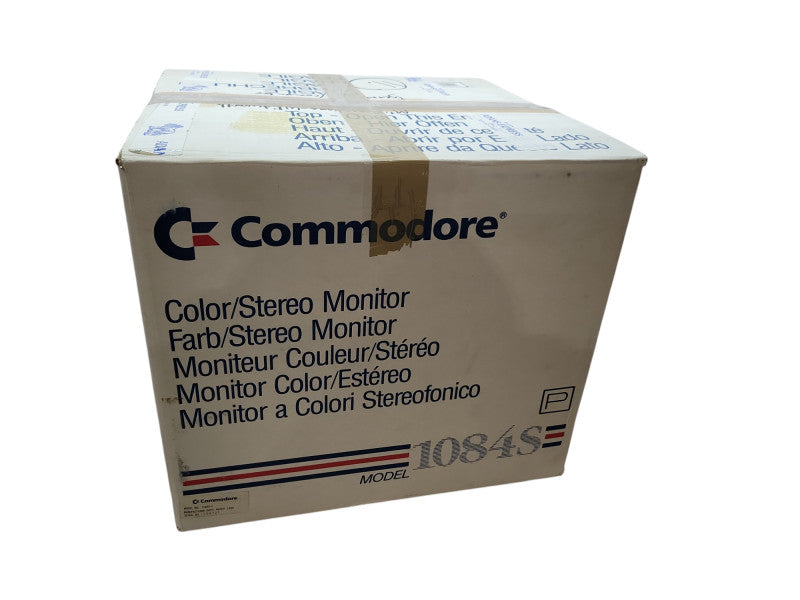 Commodore 1084S-P 13"CRT Monitor (READ) %