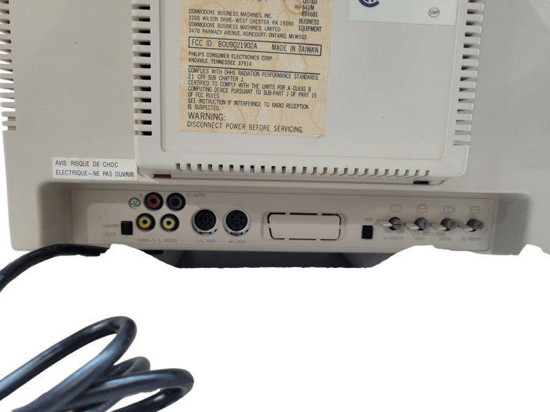 Commodore 1084S-P 13"CRT Monitor (READ) %