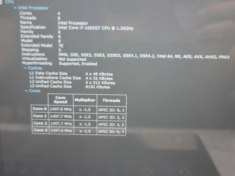 Dell Inspiron 5400 2n1 i7-1065G716GB RAM 256GB SSD READ β Lap200