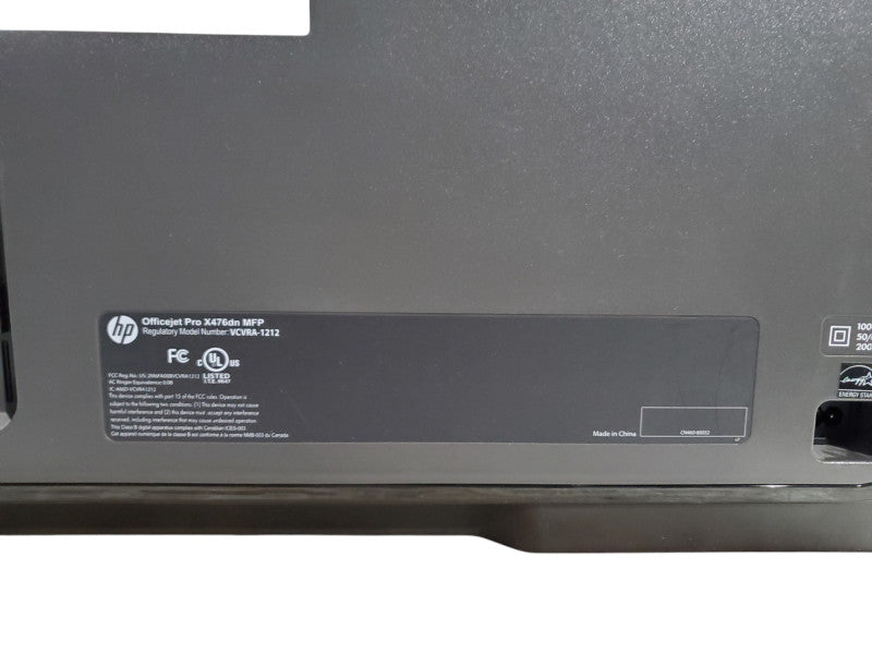 HP Officejet Pro X476dn MFP All-In-One Inkjet Printer *READ*