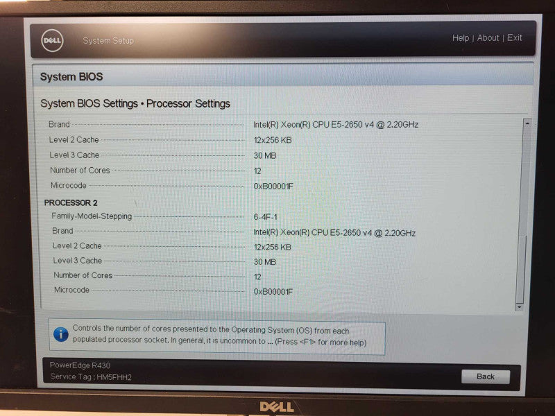 Dell PowerEdge R430 2.5" 2x E5-2650 v4 @ 2.20GHz 32GB DDR4 H730 Mini READ $