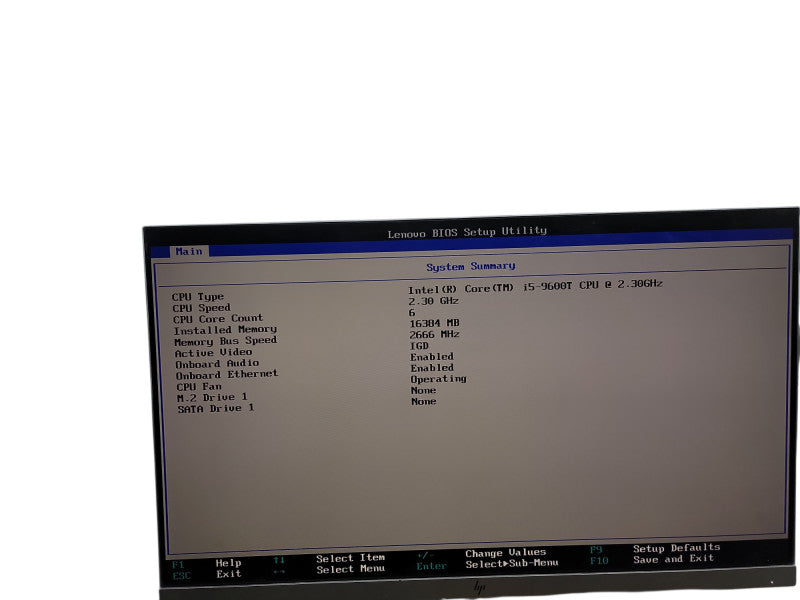 Lenovo ThinkCentre M920q Micro i5 - 9600T @ 2.30GHz 16GB DDR4 Ram Qθ