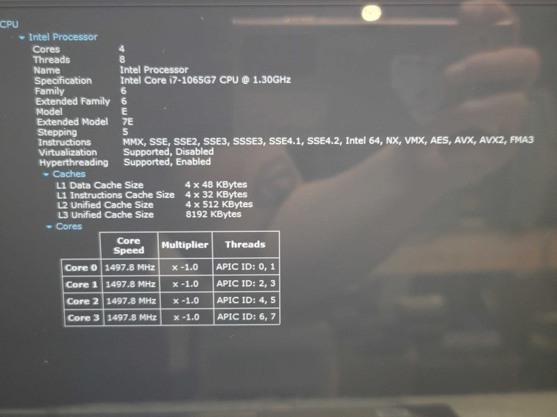 Dell Inspiron 5400 2n1 i7-1065G716GB RAM 256GB SSD READ β Lap200