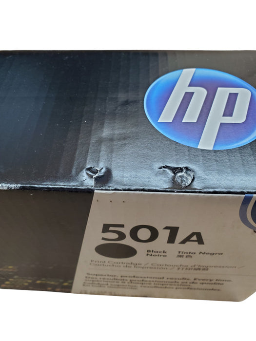 HP LaserJet Black Toner Cartridge 501A Q6470A - New