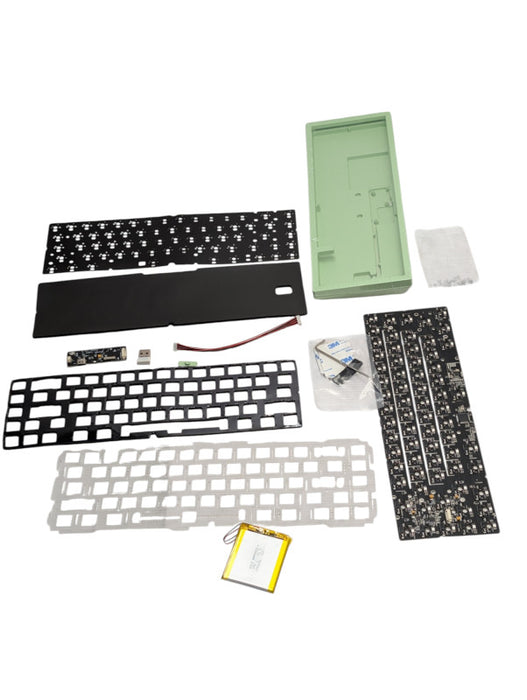 Shark Studio Wireless Metal Mechanical Keyboard Build Kit READ  Q-