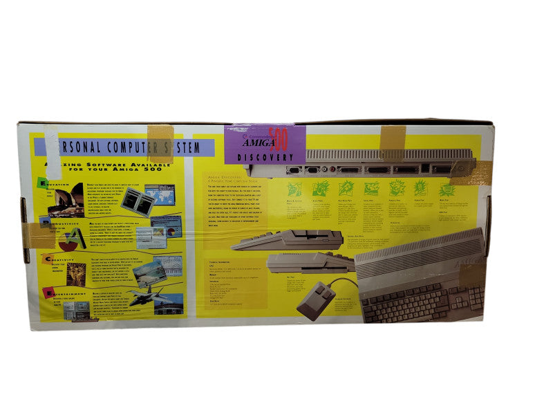 Commodore Amiga 500 Home Computer + BOX, Power Supply etc. (READ) %