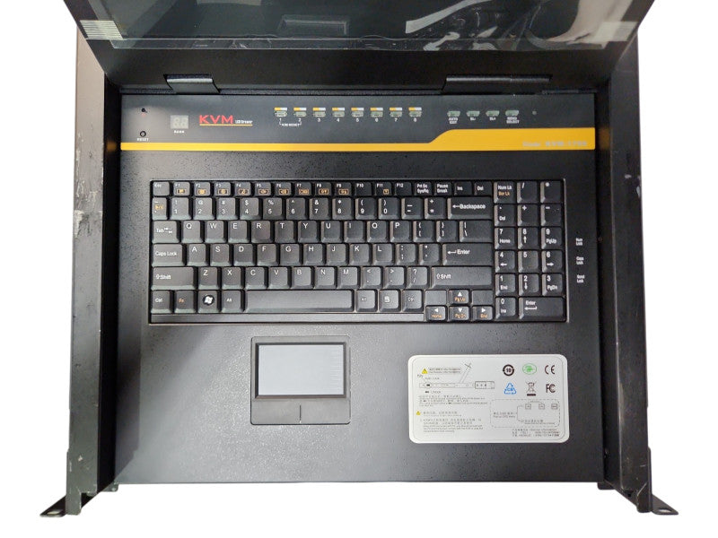 Kinan KVM-1708 Single Rail 17″ 8 Port VGA LCD KVM Switch