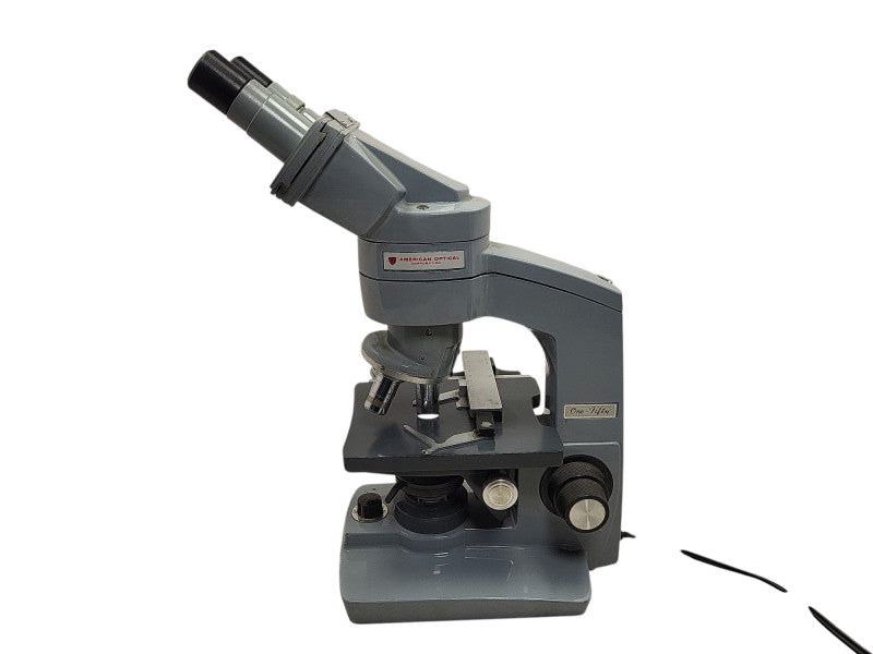 AO American Optical One-Fifty Binocular Microscope – 10x/45x/100x Obj USA $