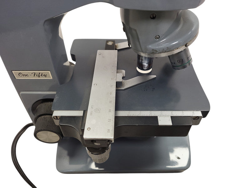 AO American Optical One-Fifty Binocular Microscope – 10x/45x/100x Obj USA $