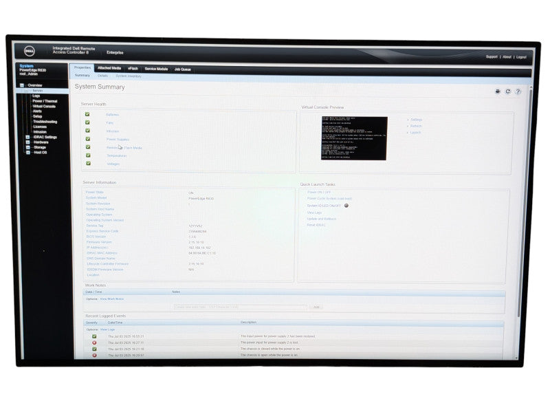 DELL PowerEdge R630 2x Intel Xeon E5-2630 v3 32GB RAM  -