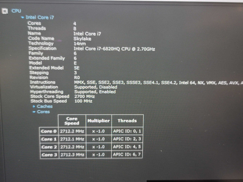 Lenovo ThinkPad P50 i7-6820HQ 16GB DDR4 Quadro M1000M 256GB SSD  β BudLap