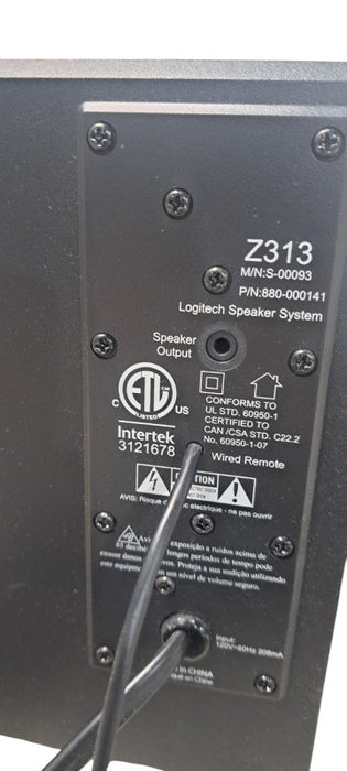 Logitech Z313 2.1 Computer Speaker System