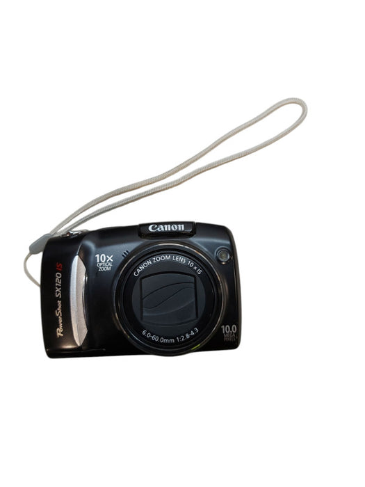 Canon PowerShot SX120 Is 10MP Digital Camera Black, 10X Zoom