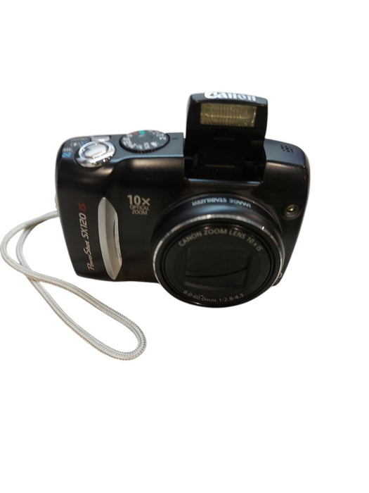 Canon PowerShot SX120 Is 10MP Digital Camera Black, 10X Zoom