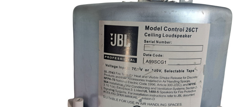 JBL Professional Control 26CT White Q