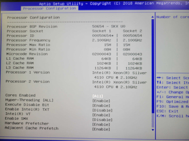 Cisco UCS-C240-M5, 2x Xeon Silver 4110 2.10GHz, 32GB DDR4, 2x 1050W PSU _