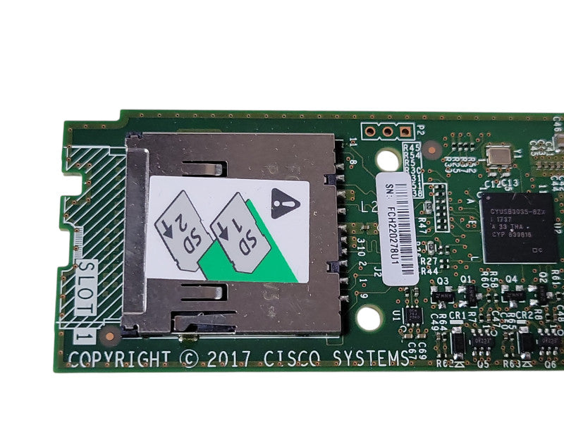 Cisco 73-17925-04 C240 M5 Dual SD Card Reader, No SD Card _