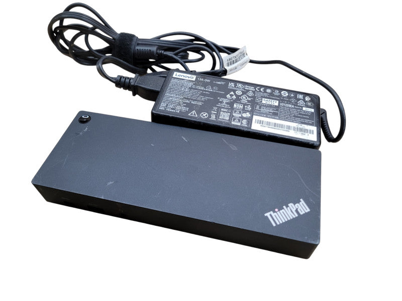Lenovo ThinkPad Hybrid USB-C with USB-A Dock DUD9011D1 w/135W Power Supply