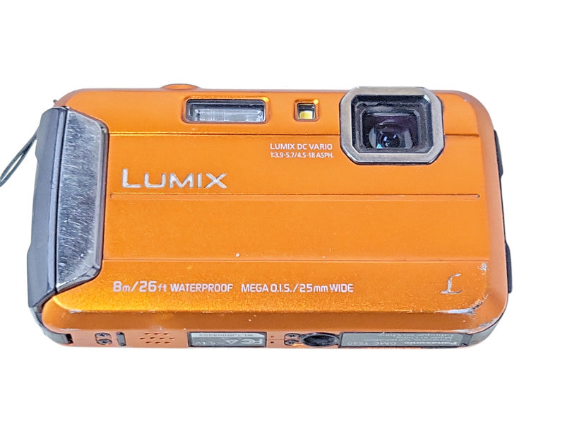 Panasonic LUMIX DMC-TS30 waterproof Digital Camera - Orange, READ _