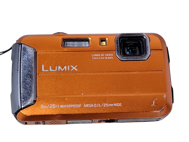 Panasonic LUMIX DMC-TS30 waterproof Digital Camera - Orange, READ _