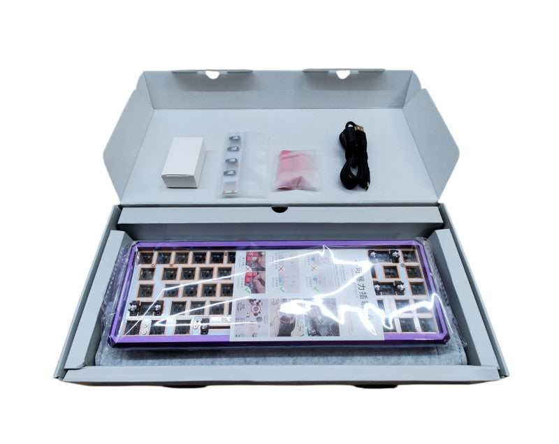 Skylong GK68X Lite Custom Keyboard - Blue(Purple) - New Open Box Q