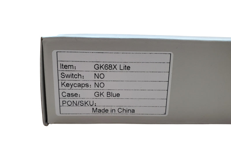 Skylong GK68X Lite Custom Keyboard - Blue(Purple) - New Open Box Q