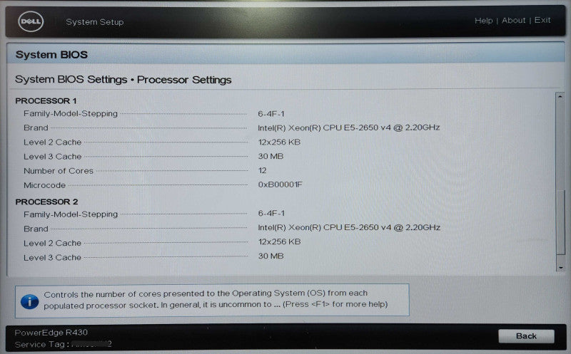 Dell PE R430 1U 8x2.5", 2x Xeon E5-2650v4, 128GB DDR4, 4x1.2TB SAS,H730Mini