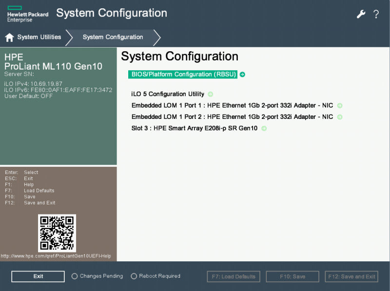HPE ProLiant ML110 Gen10 8x3.5", Xeon Bronze 3104, 64GB DDR4, E208i-p SR