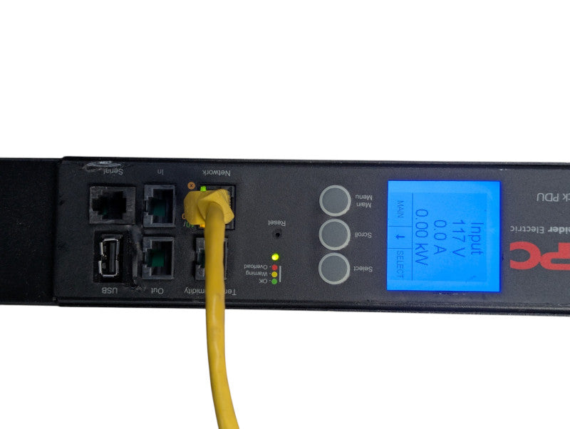 APC AP8959NA3 Network Switchable Metered PDU 100-240V C19 Input Power Q-