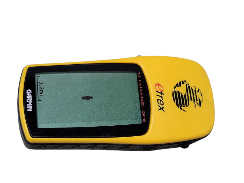 Garmin eTrex 12 Channel GPS Yellow Handheld Personal Navigator, READ _