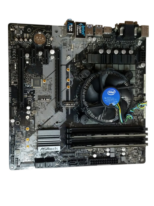 ASRock H370M Pro4 MotherBoard, with Intel i7-8700 CPU 3.20GHz, 16GB RAM