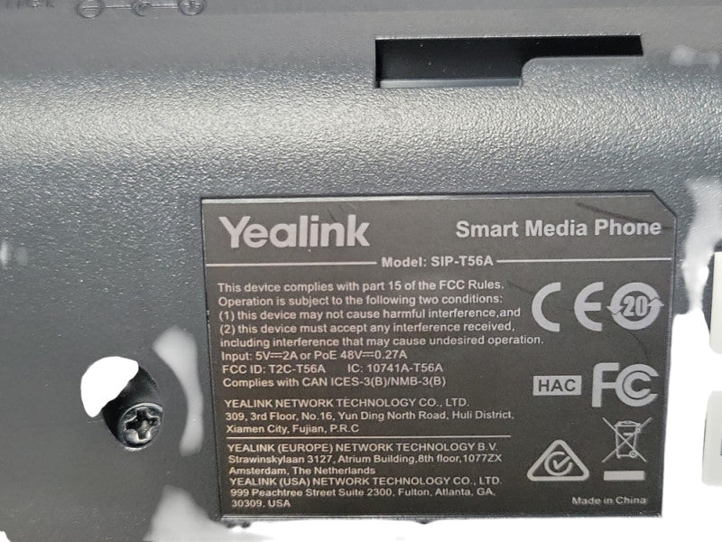 Open-Box Yealink SIP-T56A Smart Media VoIP Phone SIP Edition 7" Touch _