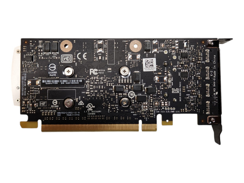 Quadro P1000 4GB GDDR5 GPU Low Profile w/ 4x Mini DP