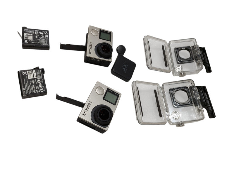 Bundle of 2 GoPro Hero 4 Cameras  =