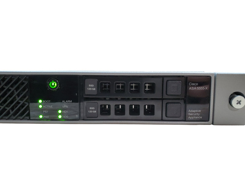 CISCO ASA5555-X V05 8 Port GigE Security Appliance w/ 2x 128GB SSD