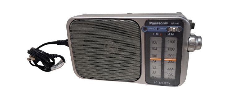PANASONIC RF-2400D AM/FM AC/DC Portable Radio
