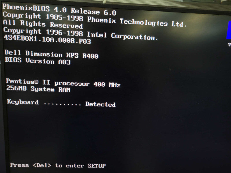 Dell Dimension XPS R400 - Pentium II @ 400MHz 256MB RAM 14GB HDD 200W PSU %